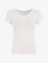 T-shirt ajusté manches courtes uni - Blanc - 4