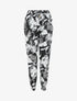 Pantalon style jogging imprimé tropical - Noir - 5
