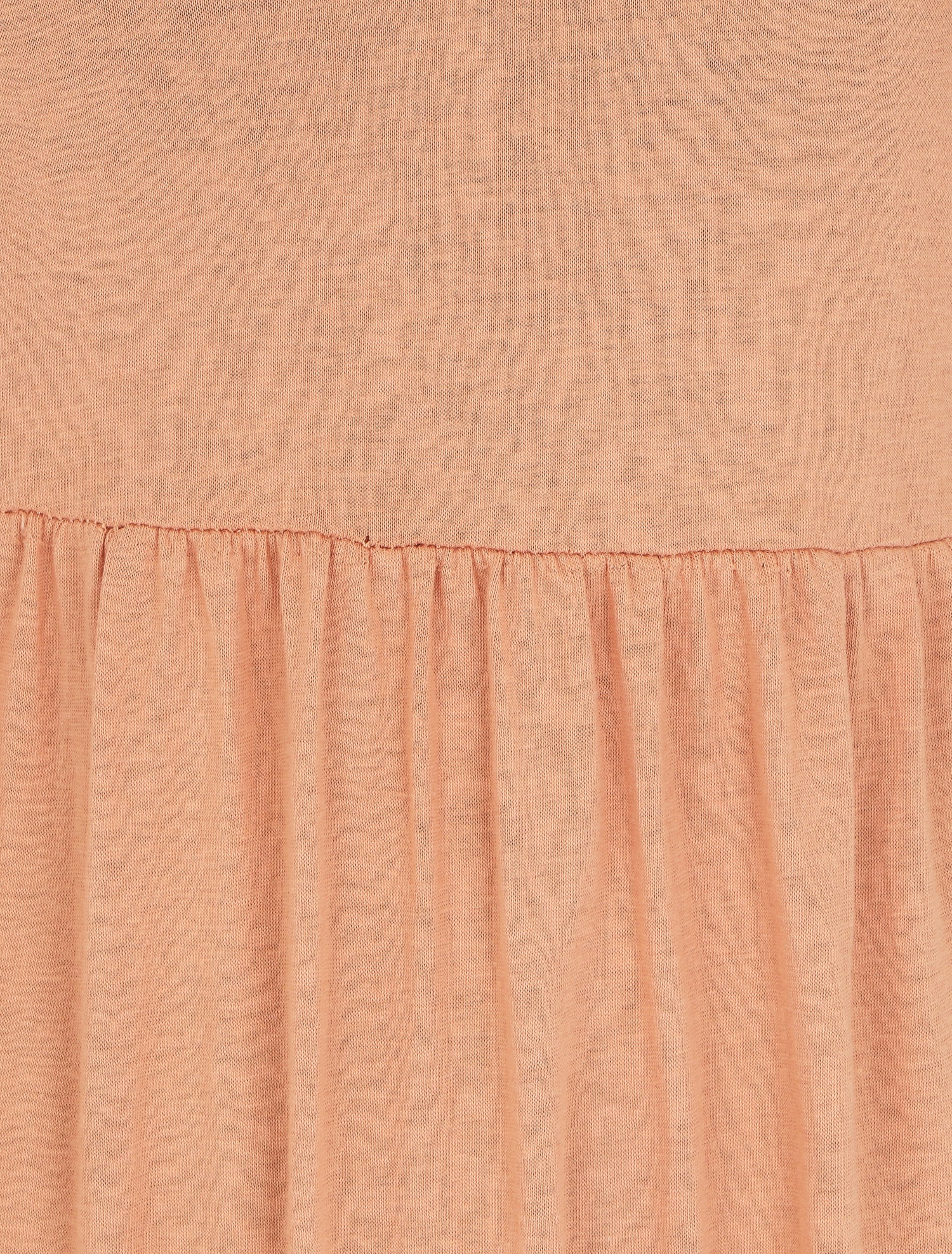 Robe longue à manches paysannes élastiquées - Orange - 3