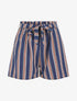 Short fluide à imprimé rayures - Marine - 5