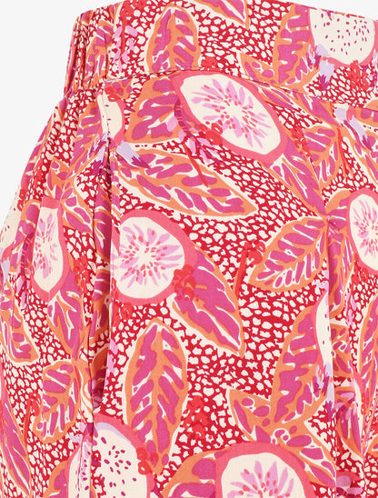 Short fluide à imprimé fantaisie - Rose - 3