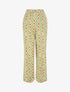 Pantalon ample à imprimé fantaisie - Vert d&