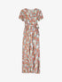 Robe longue imprimé fantaisie - Vert - 4
