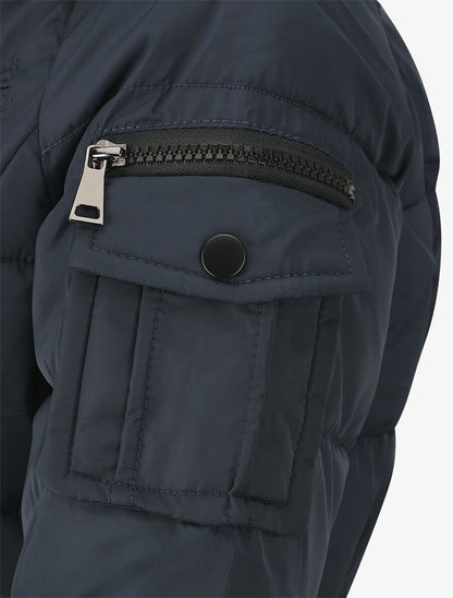 Doudoune à poche boutonnée à l&