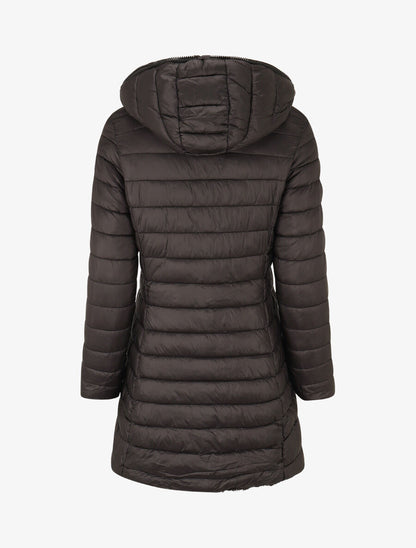 Doudoune réversible uni à capuche - Noir - 2