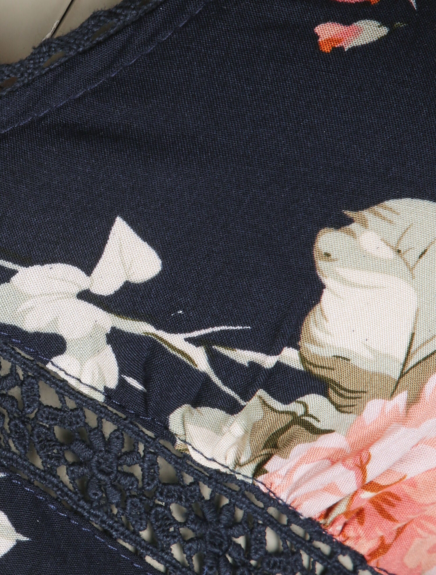 Robe longue à imprimé fleurs d&
