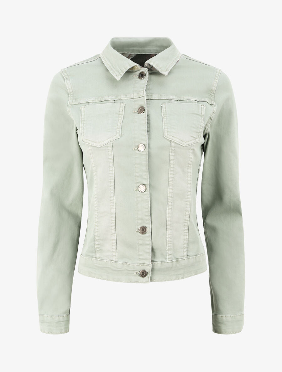 Veste réversible à imprimé fleuri - Kaki - 1