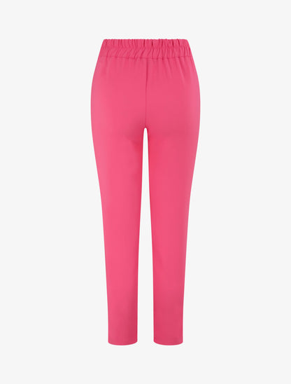 Pantalon fluide élastiquée - Fushia - 2