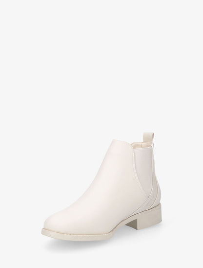 Bottines plates irisées - Beige - 3