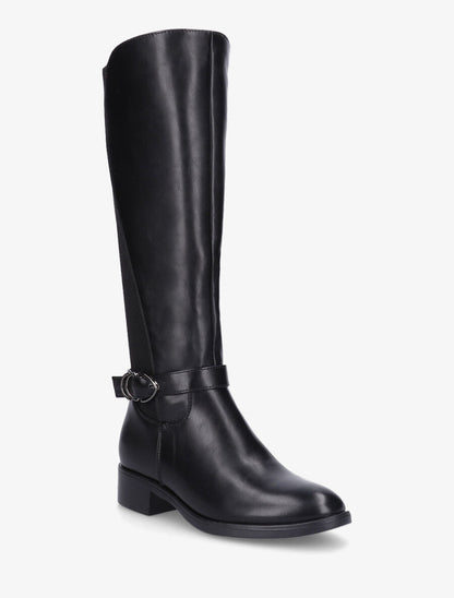 Bottes bi-matière à talon - Noir - 2