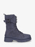 Bottines montantes et bijou en strass - Bleu - 1