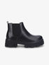 Chelsea boots à semelles crantées - Noir - 1