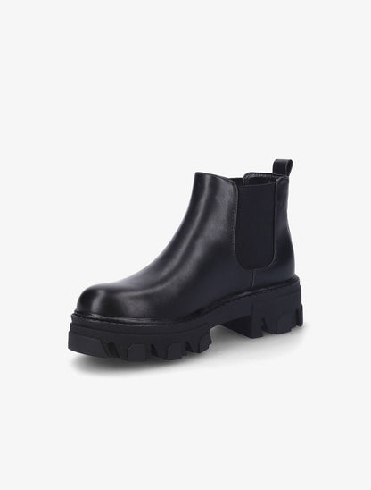 Chelsea boots à semelles crantées - Noir - 3