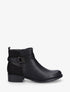 Bottines bi-matière à boucle - Noir - 1