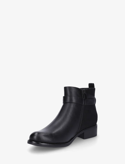 Bottines bi-matière à boucle - Noir - 3