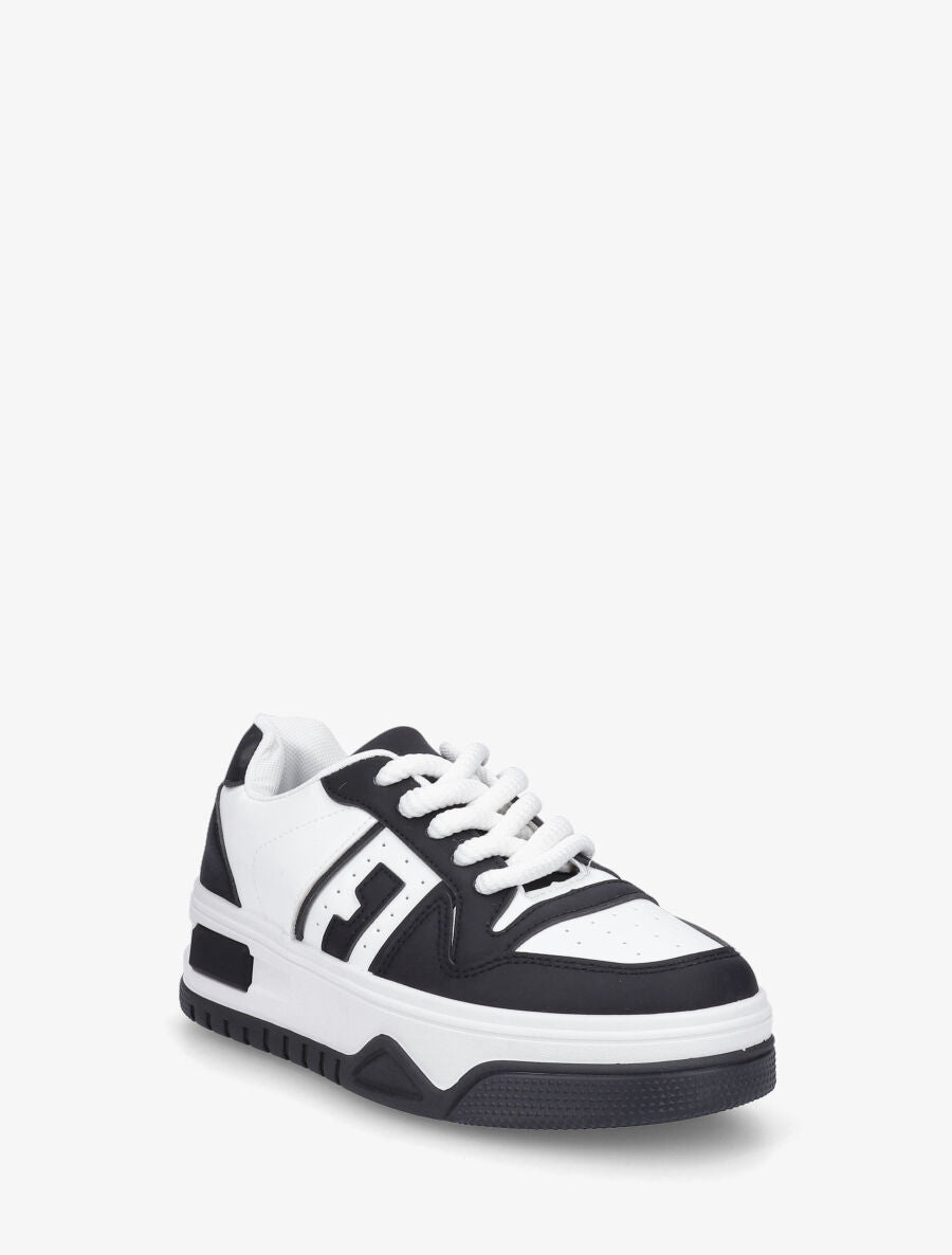 Sneakers à lacets épais - Noir - 2