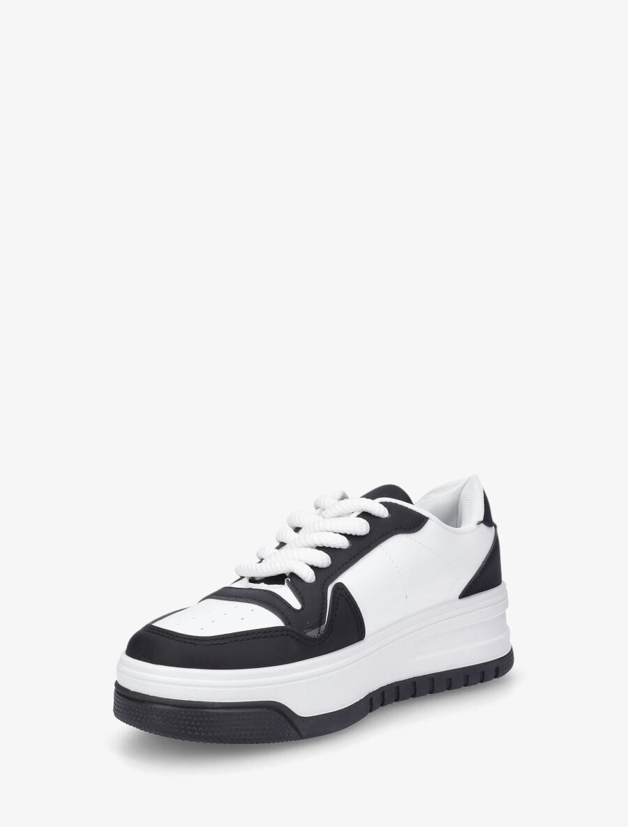 Sneakers à lacets épais - Noir - 3