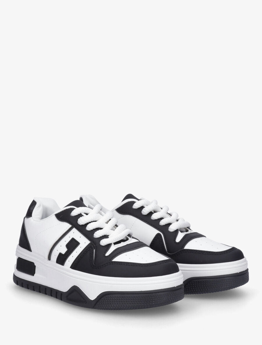 Sneakers à lacets épais - Noir - 4