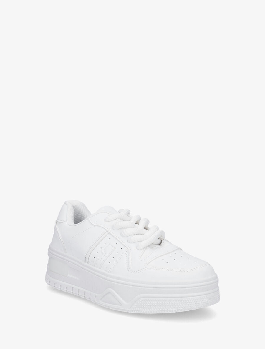 Sneakers à lacets épais - Blanc - 2