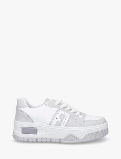 Sneakers à lacets épais - Gris - 5