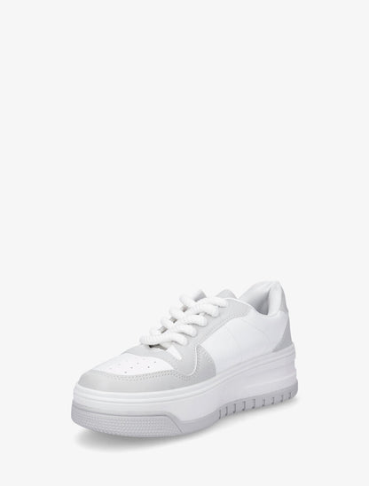 Sneakers à lacets épais - Gris - 3