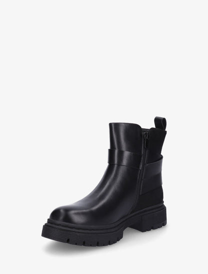 Boots bi-matière à semelle crantée - Noir - 3