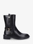 Boots en simili à boucle - Noir - 5