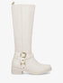 Bottes plates à boucle fantaisie - Beige - 1