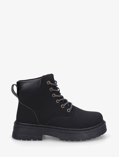 Bottines à lacets - Noir - 1