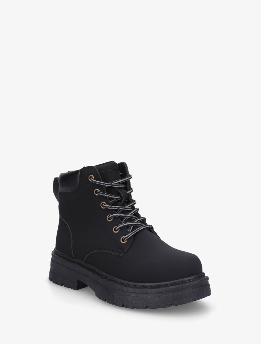Bottines à lacets - Noir - 2