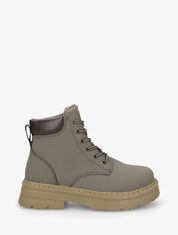 Bottines à lacets - Kaki - 1