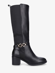 Bottes classiques en simili - Noir - 1