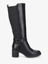 Bottes élastiquées sanglé - Noir - 1