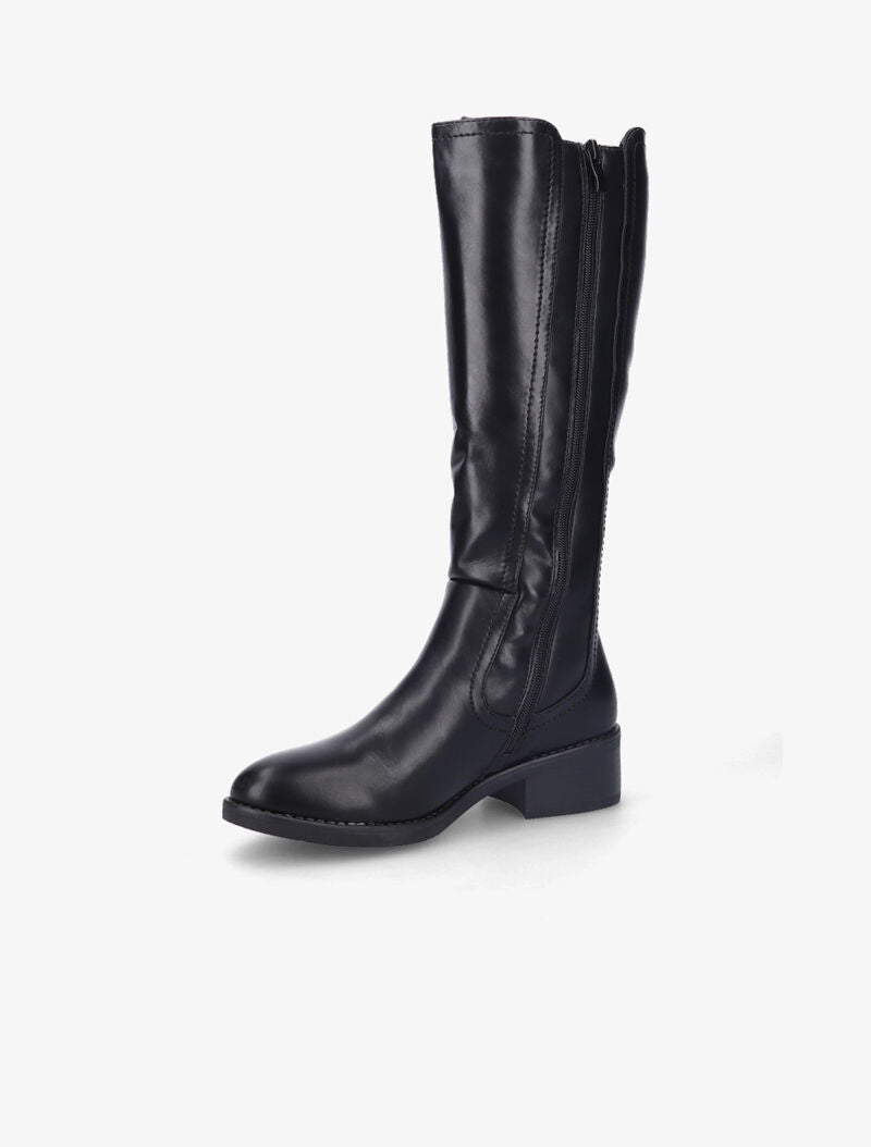 Bottes cavalières élastiquées - Noir - 3