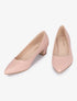 Escarpins à petits talons - Rose - 5