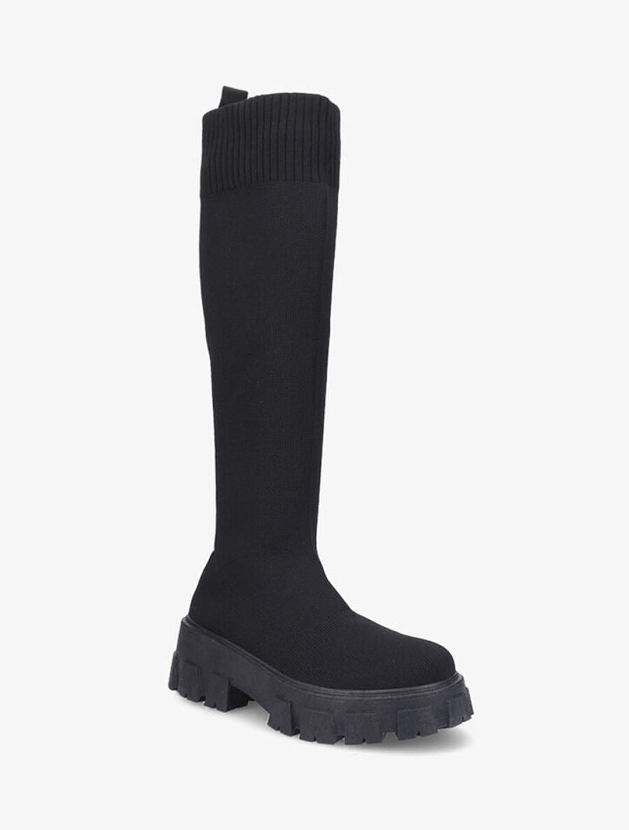 Bottes chaussettes à semelle crantée - Noir - 2