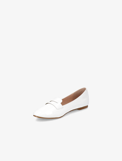 Slippers vernis - Blanc - 4