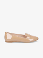 Slippers vernis - Beige - 1