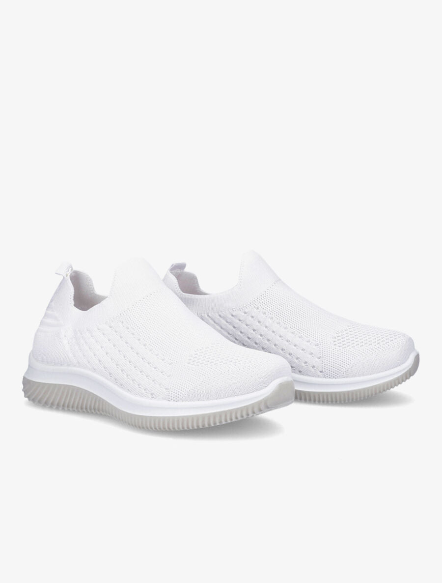 Baskets en mesh effet nid d&