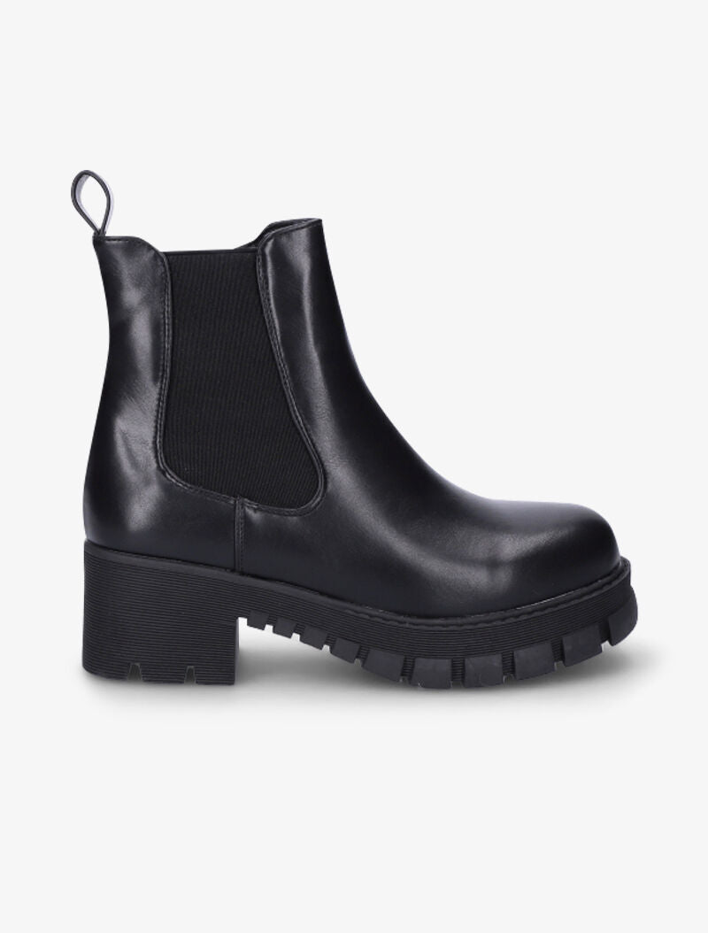 Boots à plateforme crantée - Noir - 2