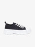 Tennis unies en toile - Noir - 5