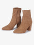 Bottines montantes à talons et bouts pointus - Beige - 1