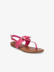 Nu-pieds à petit noeud - Fushia - 1