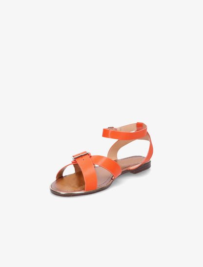 Nu-pieds à bride à boucle - Orange - 3