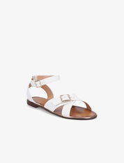 Nu-pieds à bride à boucle - Blanc - 5
