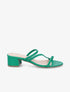Mules à brides tressées - Vert - 5