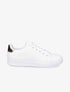 Sneakers à contrefort contastant - Or - 5