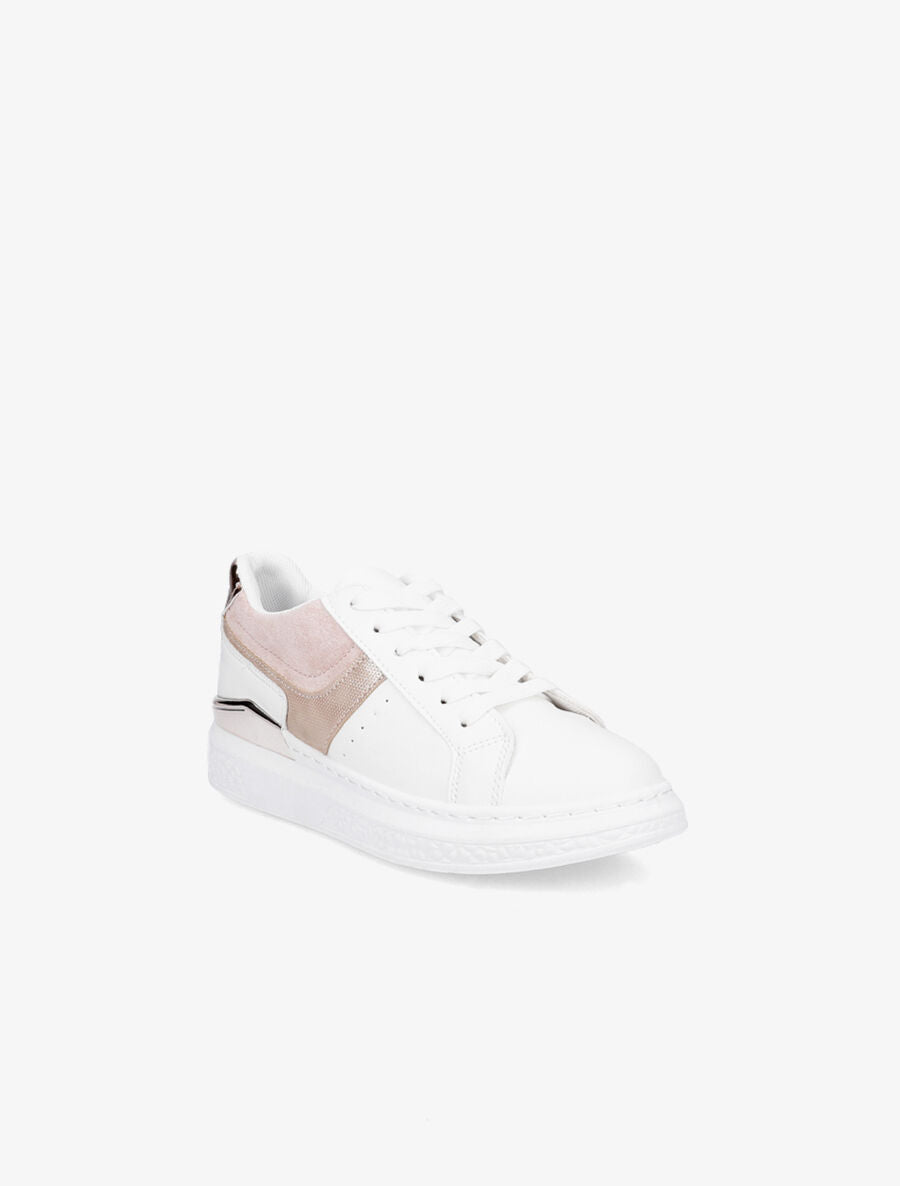 Baskets bi-matière irisées - Rose gold - 2