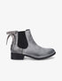 Bottines à contrefort python corseté - Gris - 6