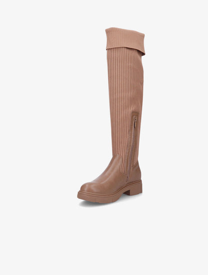 Cuissardes côtelées - Taupe - 3